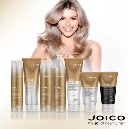 JOICO K Pak Collection Model Image with logo